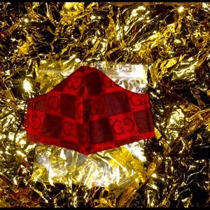 Red Gucci Face Mask